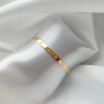 دستبند-بنگل-طرح-لاو-کد-14