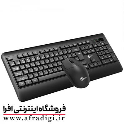 کیبورد و موس وایرلس KW 204 LECOO LENOVO