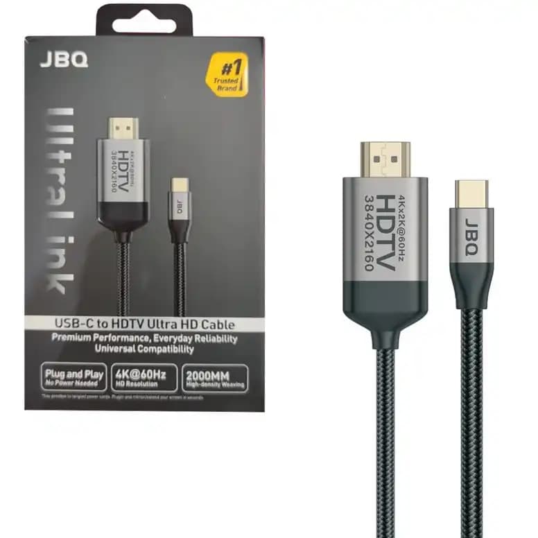 کابل hdmi به Type-C برند JBQ — تصویر ۲