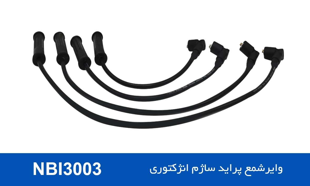 پکیج شمع YR7NE و وایرشمع پراید یورو4 برند نور — تصویر ۲