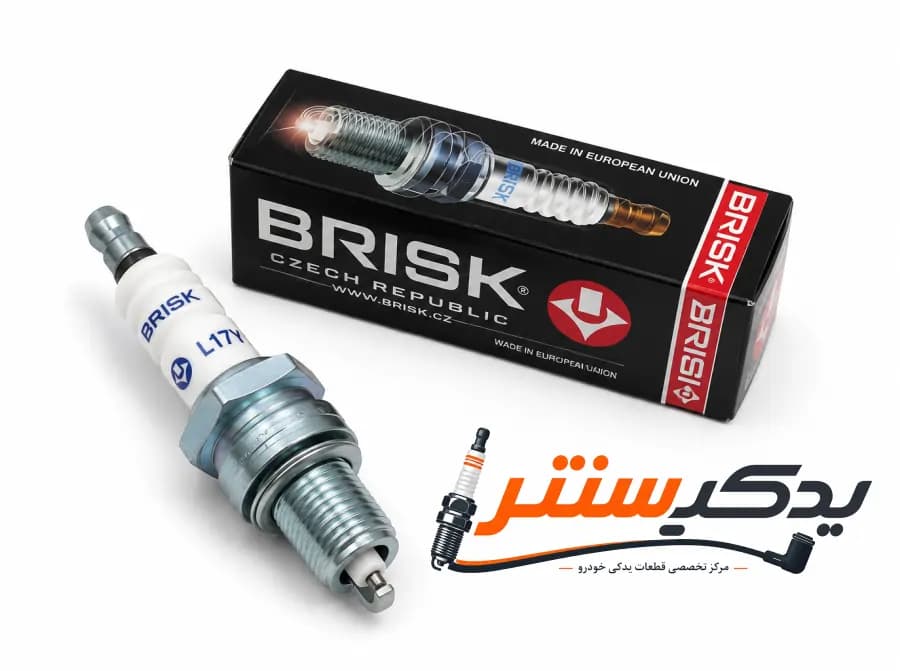 شمع پایه بلند کاربراتوری BRISK مدل L17Y