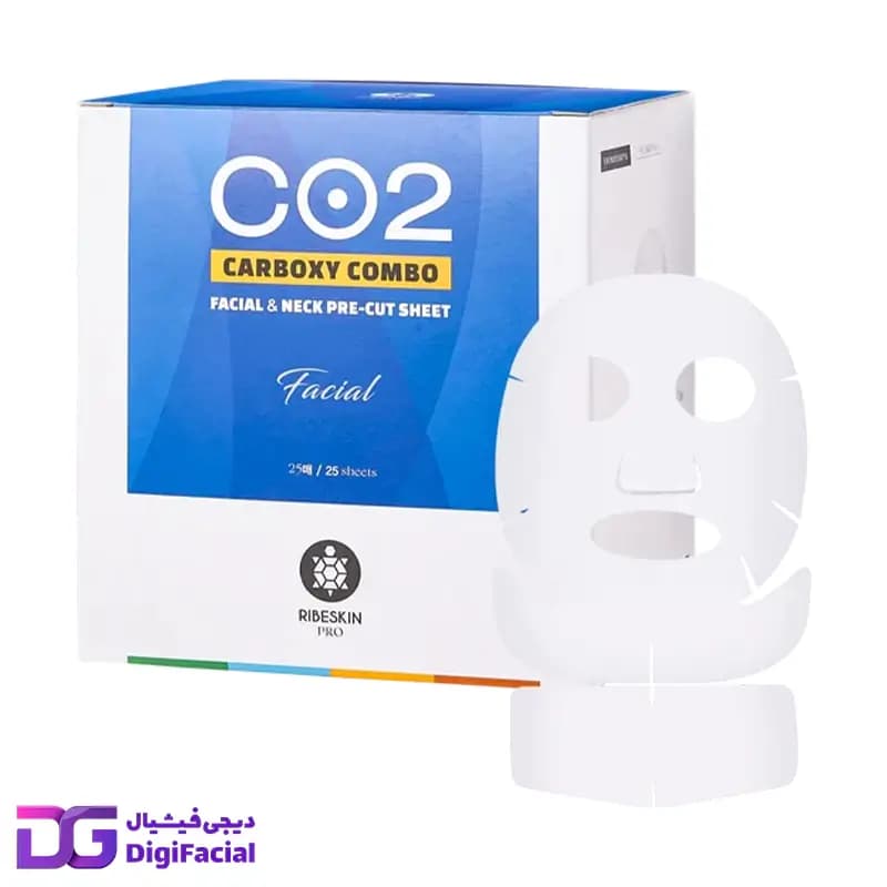شیت ماسک 25 عددی صورت و گردن کربوکسی ریب اسکین