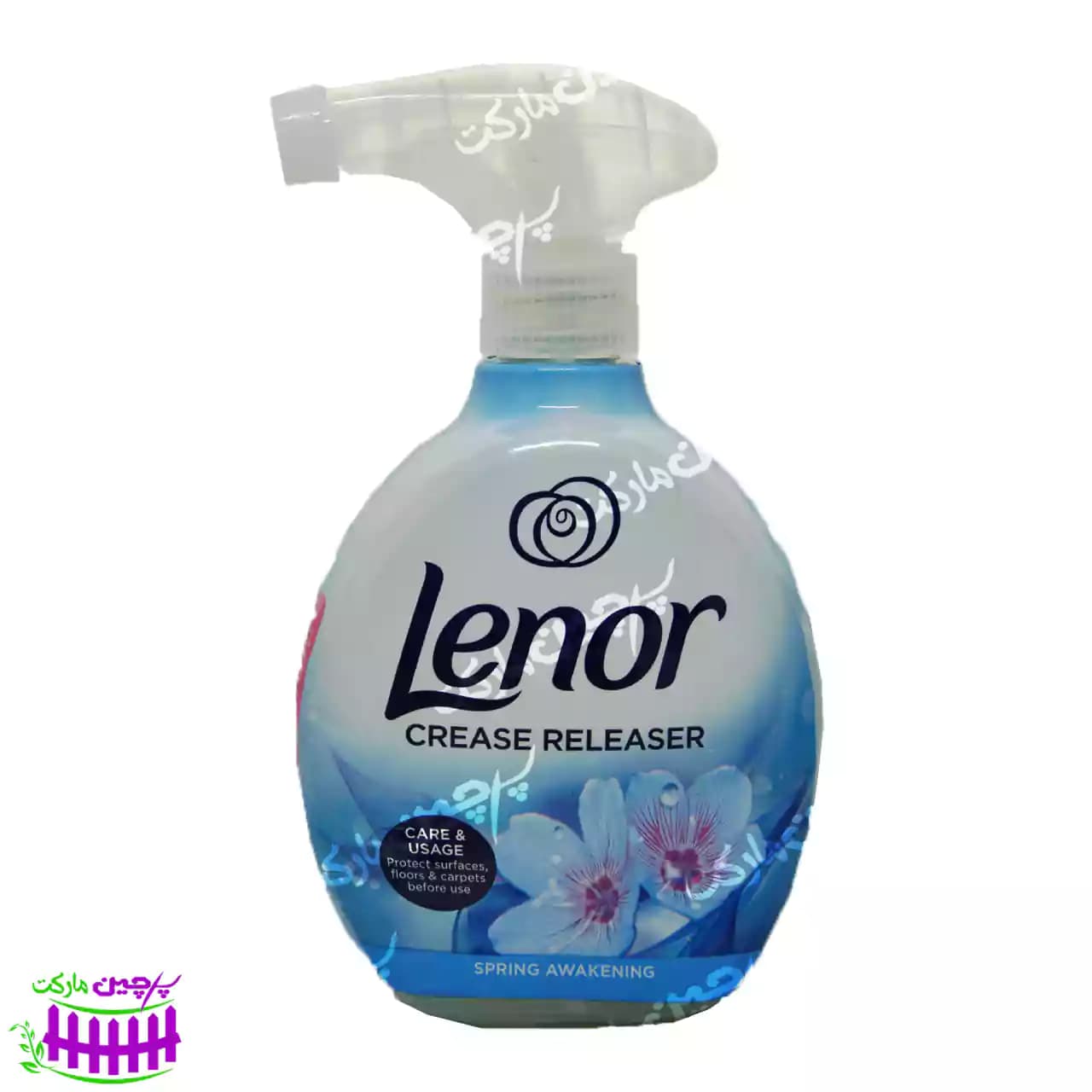 اسپری ضد چروک لباس لنور رایحه بهاری 500 میل (Lenor) — تصویر ۲