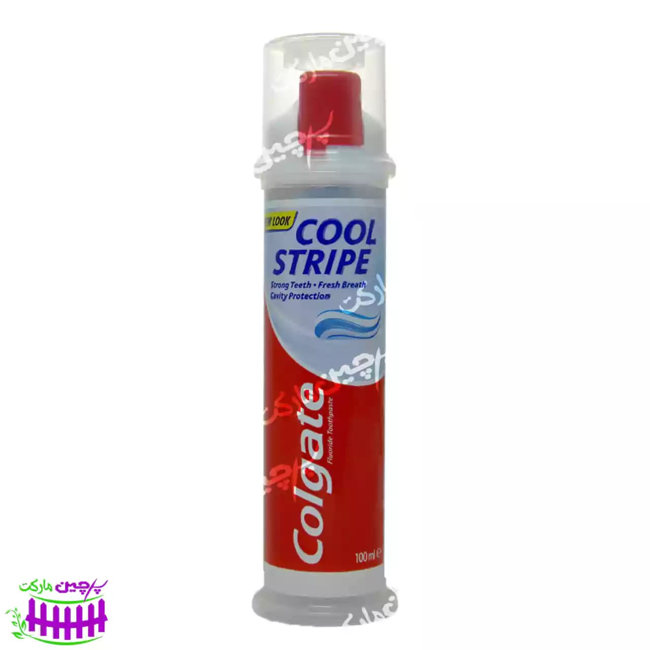 خمیر دندان کلگیت پمپی خنک کول استریپ 100 میل (colgate)