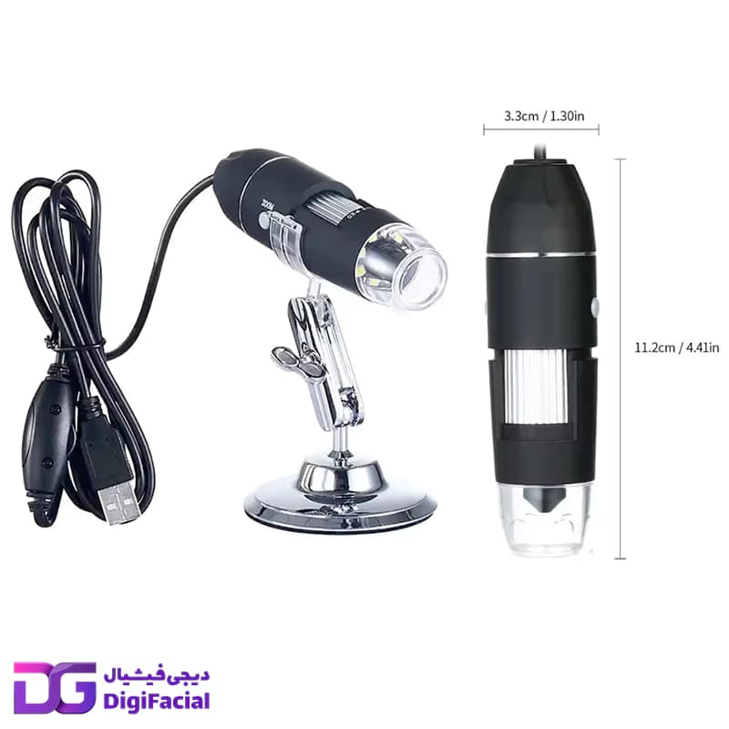 دستگاه میکروسکوپ دیجیتالی آنالیزور پوست و مو 1600x — تصویر ۳