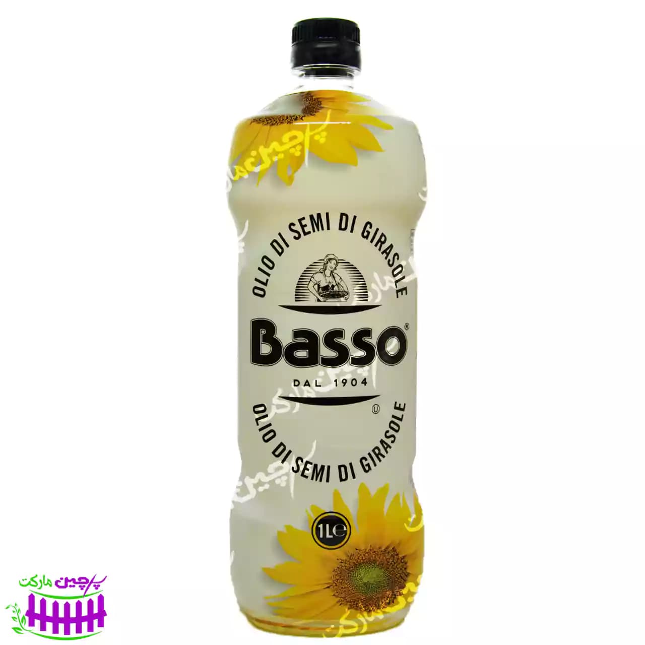 روغن آفتابگردان باسو ایتالیایی 1 لیتر (basso)