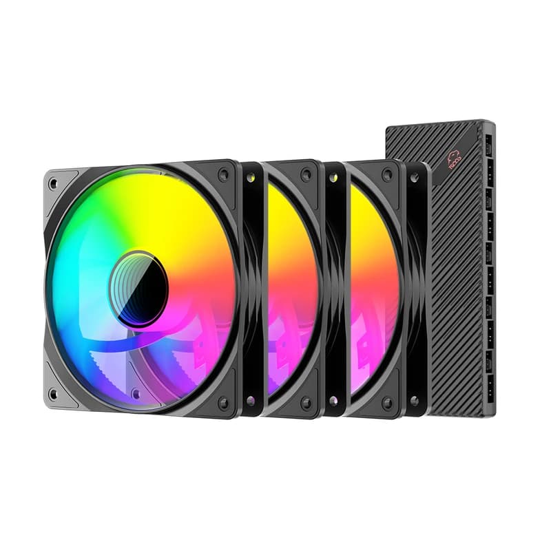فن کیس تسکو Skadi Storm GFAN 300 سایز 120 میلی متری بسته 3 عددی — تصویر ۸