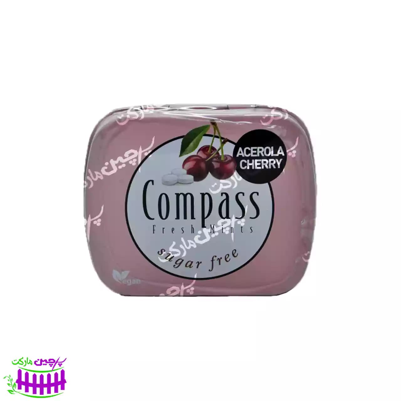 خوشبو کننده دهان کامپس بدون قند طعم گیلاس ( compass )