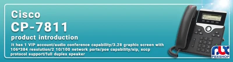 Cisco IP Phone 7811 — تصویر ۴