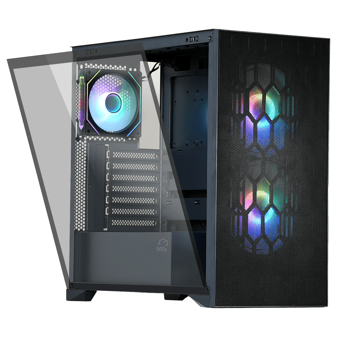 کیس کامپیوتر تسکو مدل GC 4508 ARGB Mid Tower مشکی
