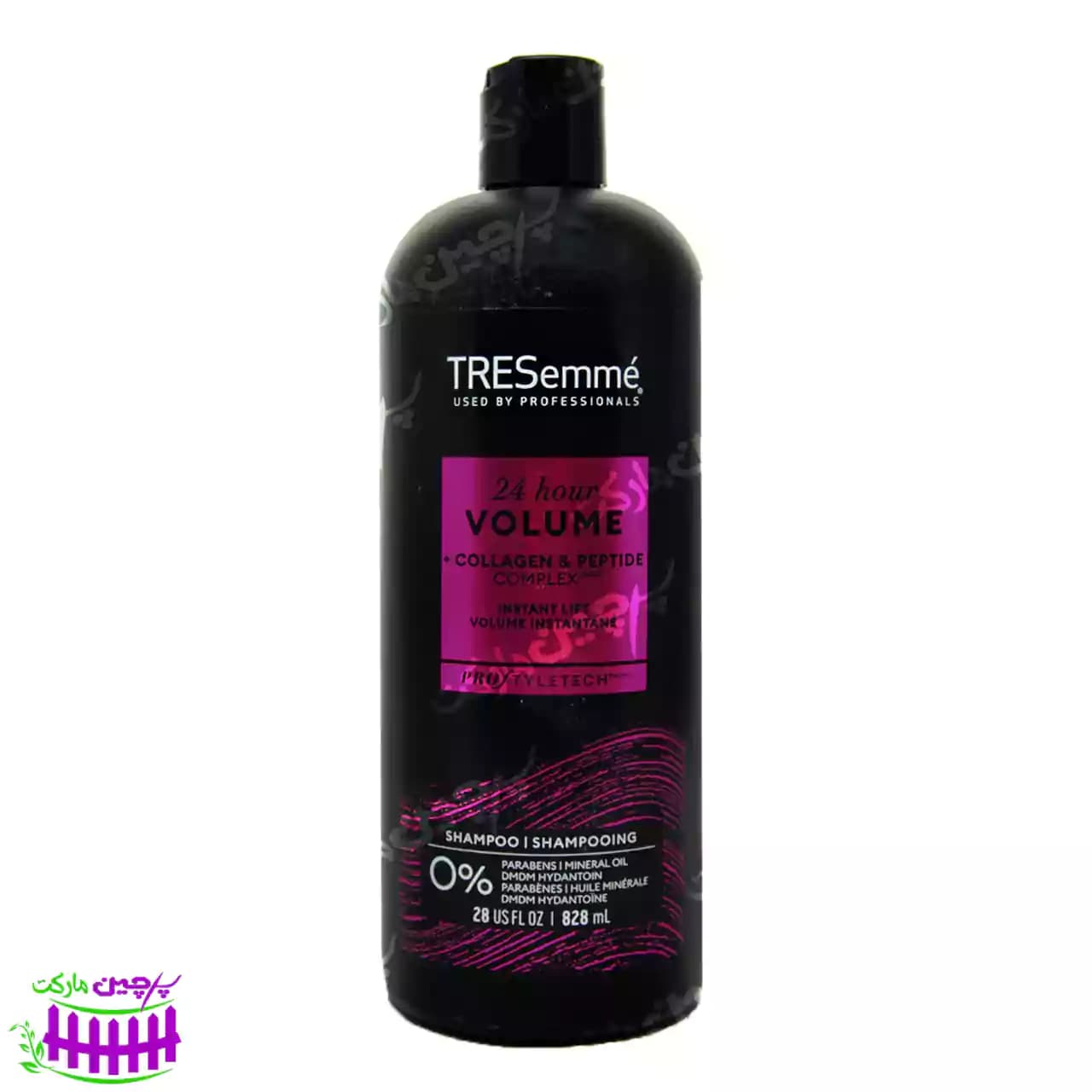 شامپو حجم دهنده مو ترزمه حاوی کلاژن 828میل (tresemme) — تصویر ۲