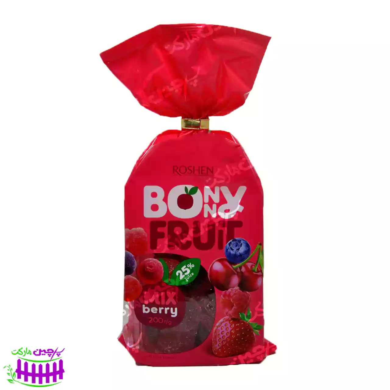 پاستیل شکری روشن ترش ۲۰۰ گرم (roshen)