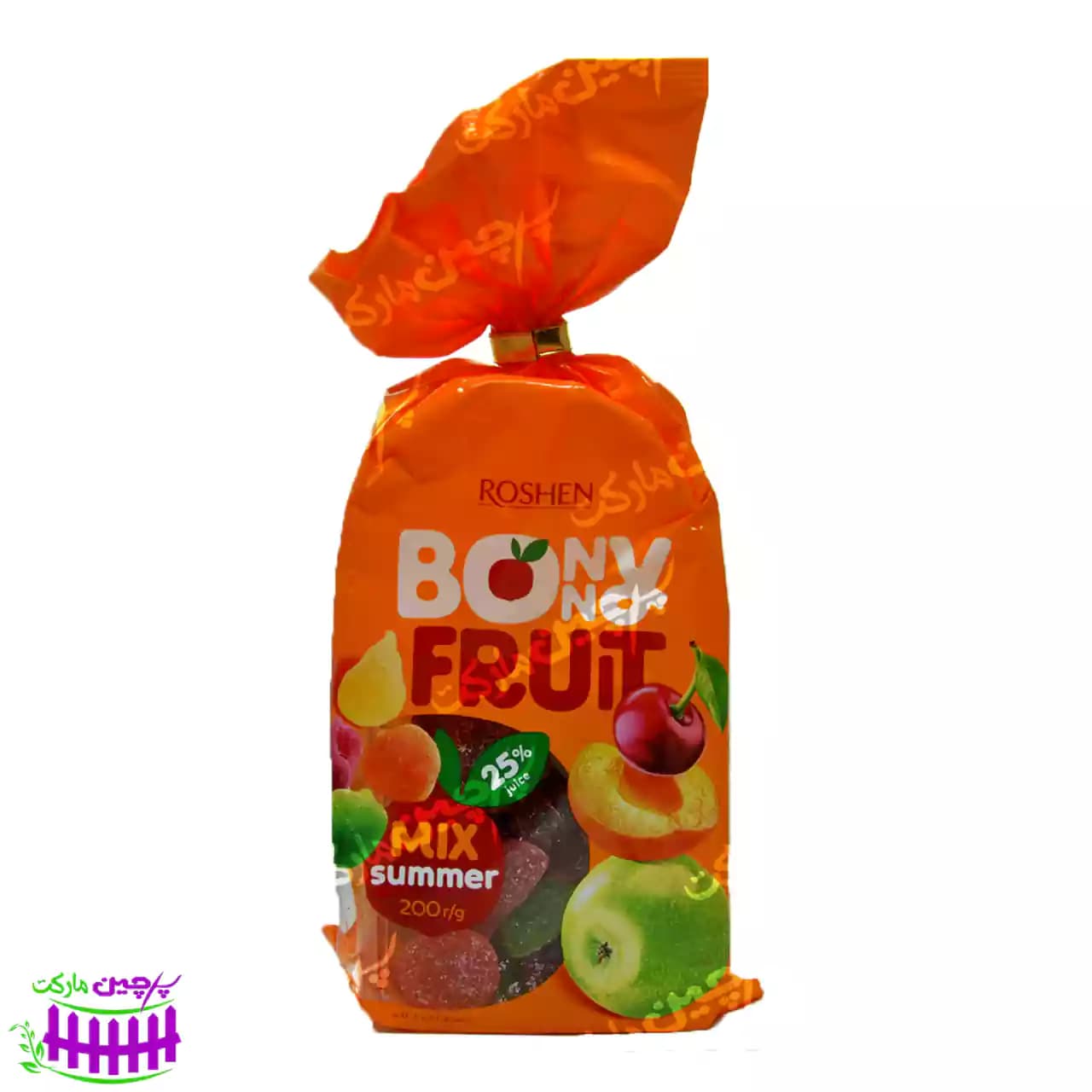 پاستیل شکری روشن طعم میوه تابستانی ۲۰۰ گرم (roshen)