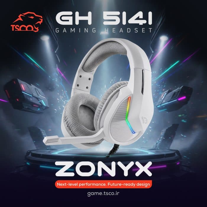 هدفون گیمینگ تسکو مدل GH-5141 Zonyx — تصویر ۹