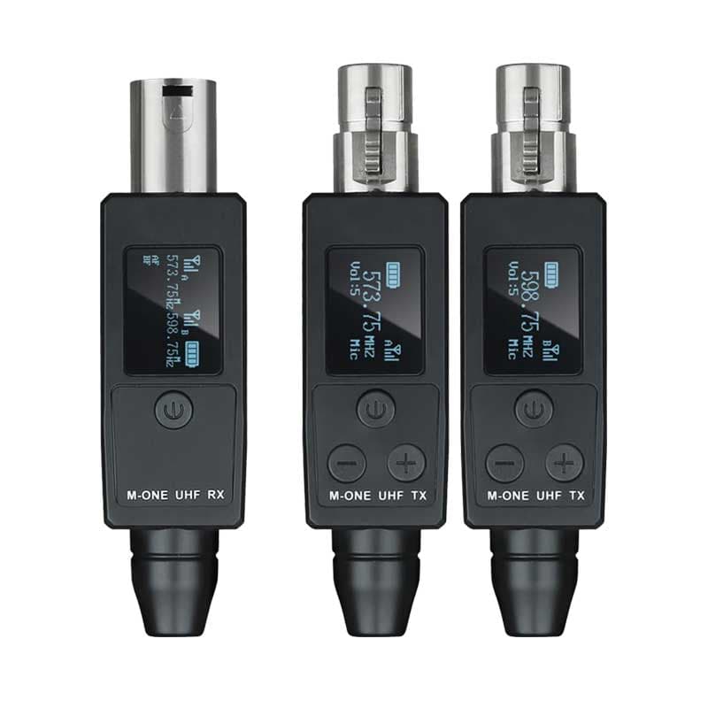 سیستم بی‌سیم میکروفون M-ONE UHF دو فرستنده