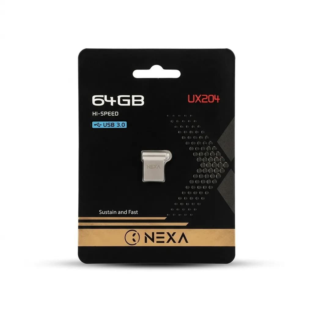 فلش مموری نکسا مدل UX204 ظرفیت 64 گیگابایت USB2.0 — تصویر ۲