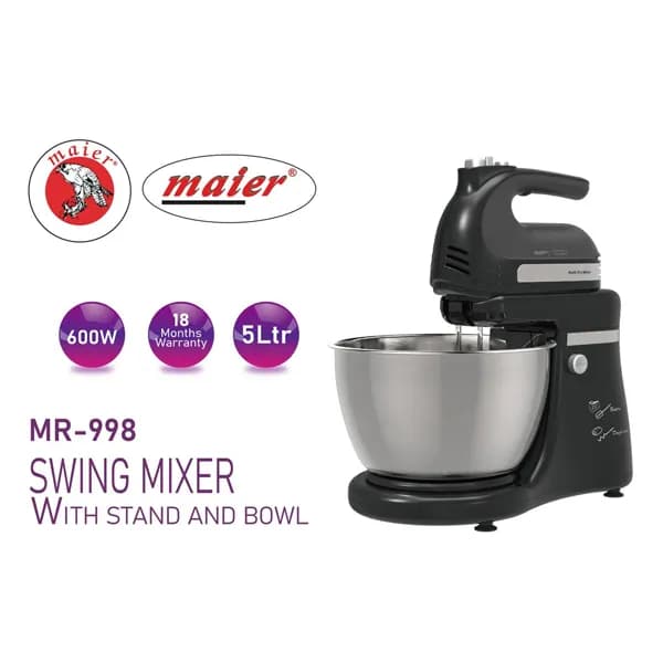 همزن کاسه دار مایر مدل MR- 998 — تصویر ۲