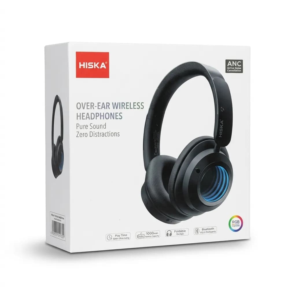 هدفون بلوتوثی RGB هیسکا مدل K-460 — تصویر ۴