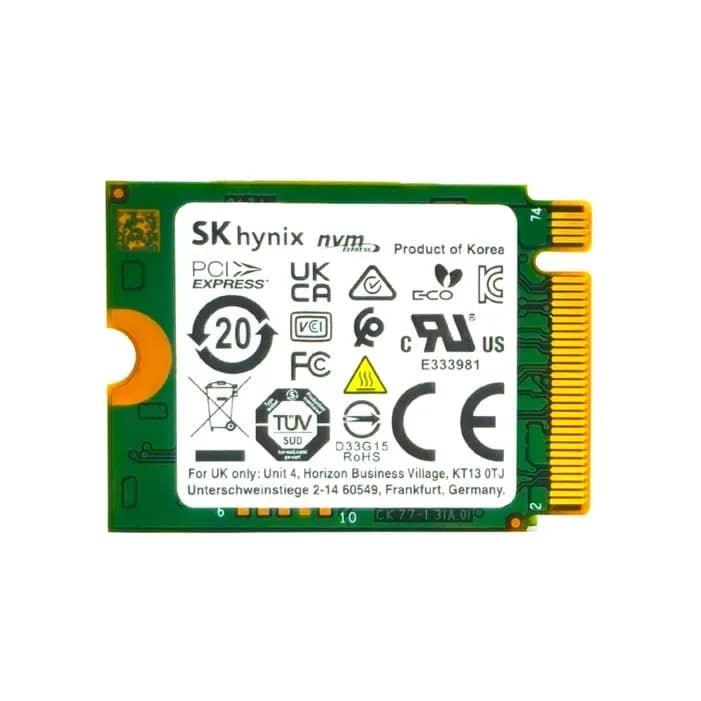 اس اس دی اینترنال استوک SK Hynix BC501A | HFM128GDGTNG-85A0A BA | NVMe 128GB — تصویر ۲