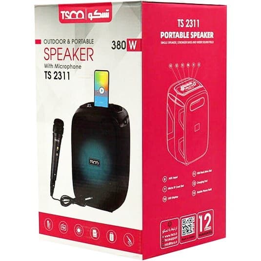 اسپیکر بلوتوثی تسکو مدل TS 2311 — تصویر ۸
