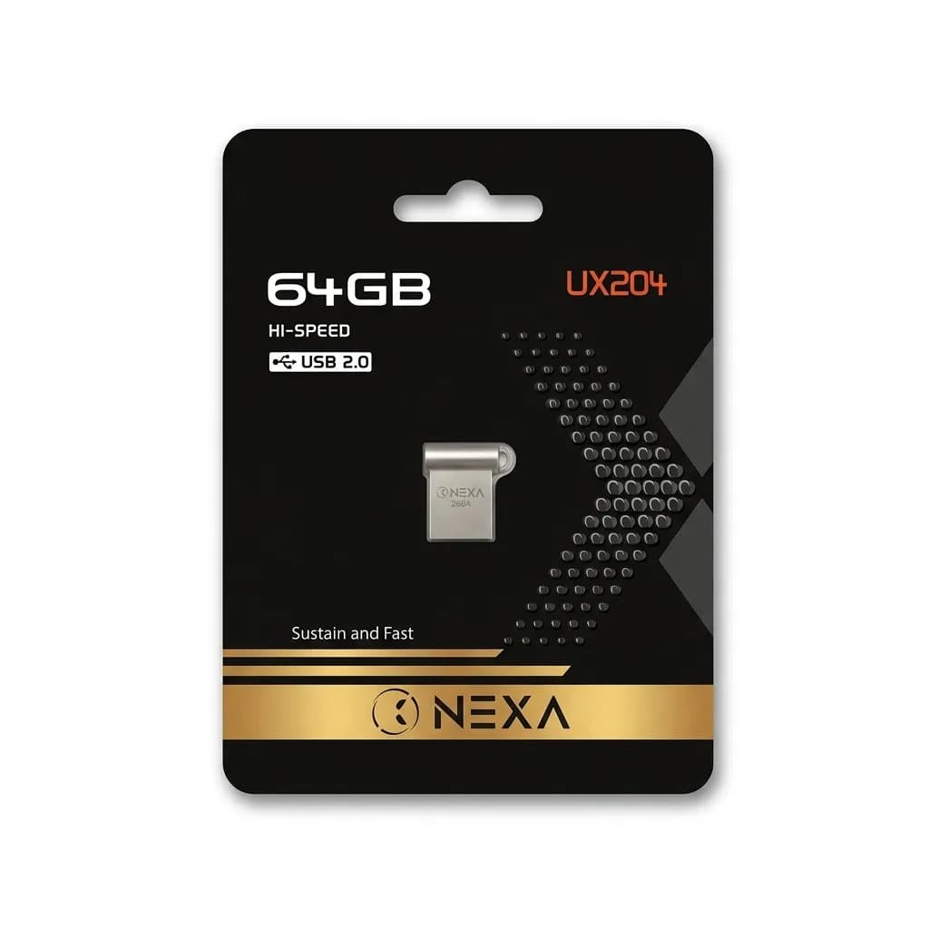 فلش مموری NEXA UX204 ظرفیت 64 گیگابایت USB 2.0 — تصویر ۲