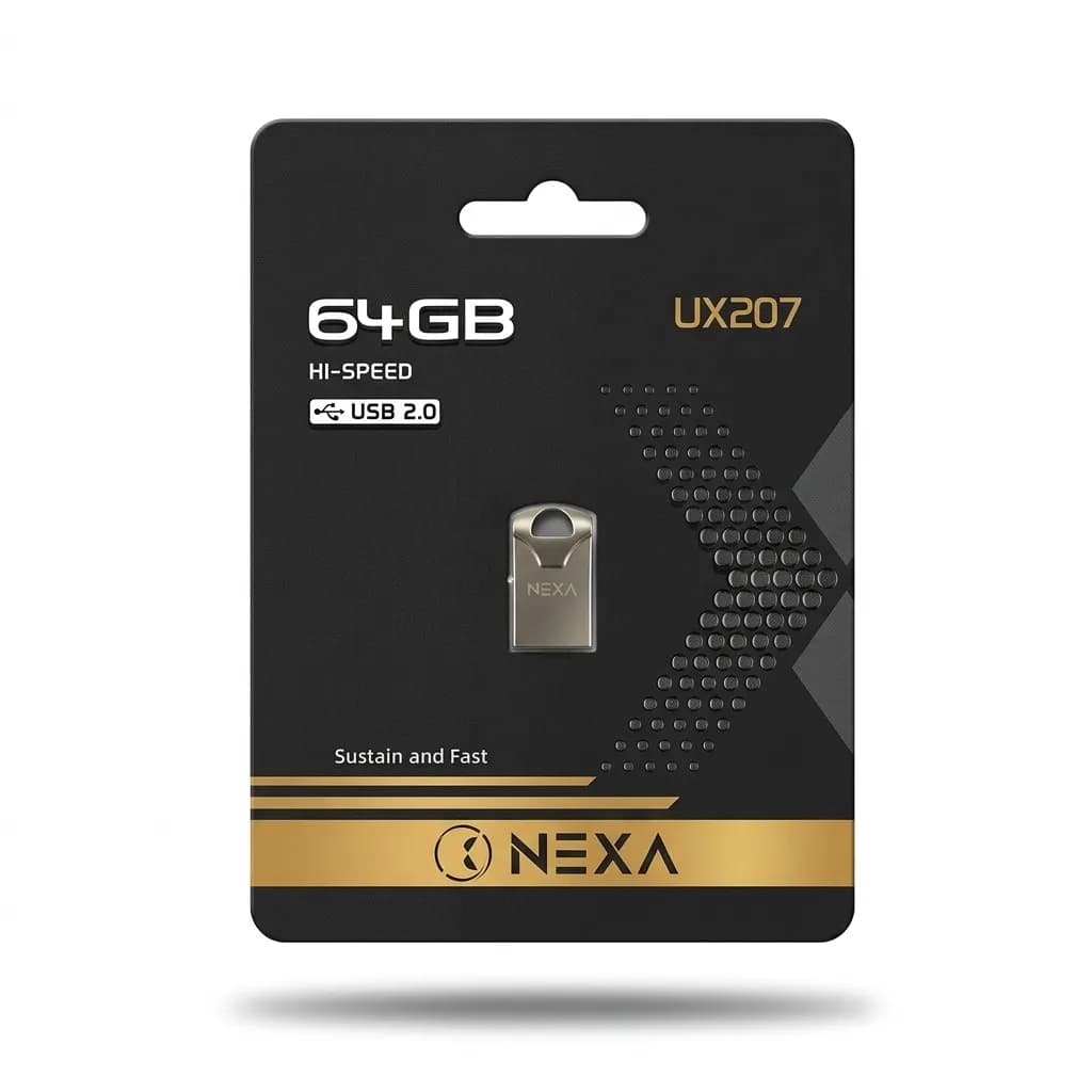 فلش مموری NEXA UX207 ظرفیت 64 گیگابایت USB 2.0