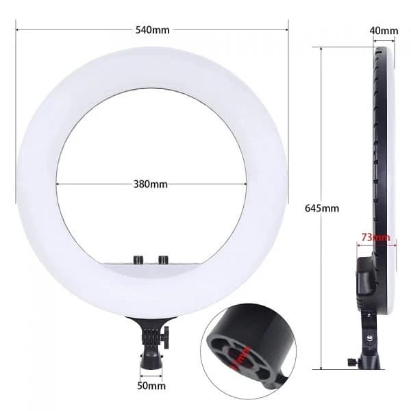 رینگ لایت RL-21 به همراه سه‌پایه — تصویر ۳