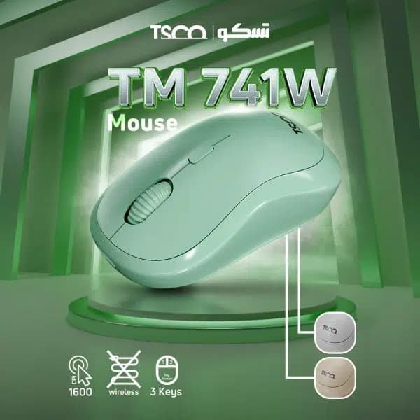 موس بی سیم تسکو مدل TM 741W — تصویر ۳
