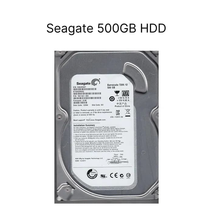 هارد استوک Seagate 500gb مدل ST500DM002 سایز 3.5 اینچ