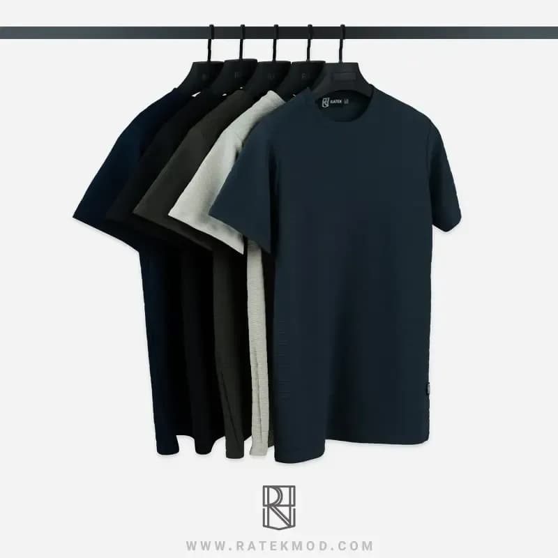 تیشرت مردانه مراکشی طرح آوین درجه یک یقه گرد آستین کوتاه سایز بزرگ و معمولی