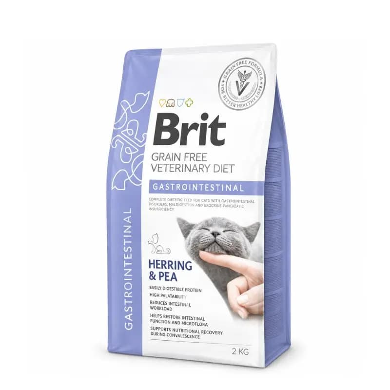 غذای خشک گربه گاسترواینتستینال بریت کر ۲ کیلوگرم | Brit Care Gastrointestinal