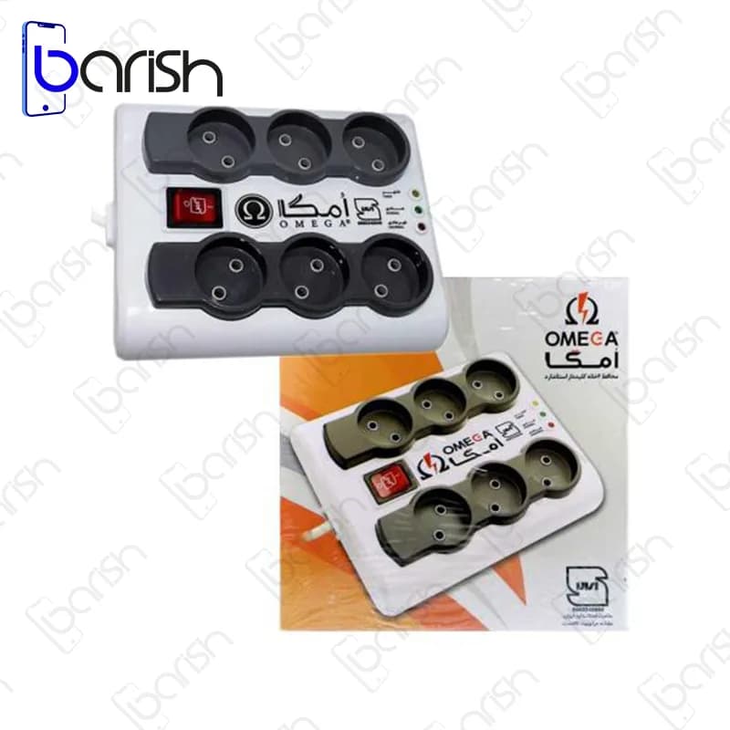 محافظ برق 6 خانه اُمگا مدل P6000 طول 3 متر — تصویر ۹