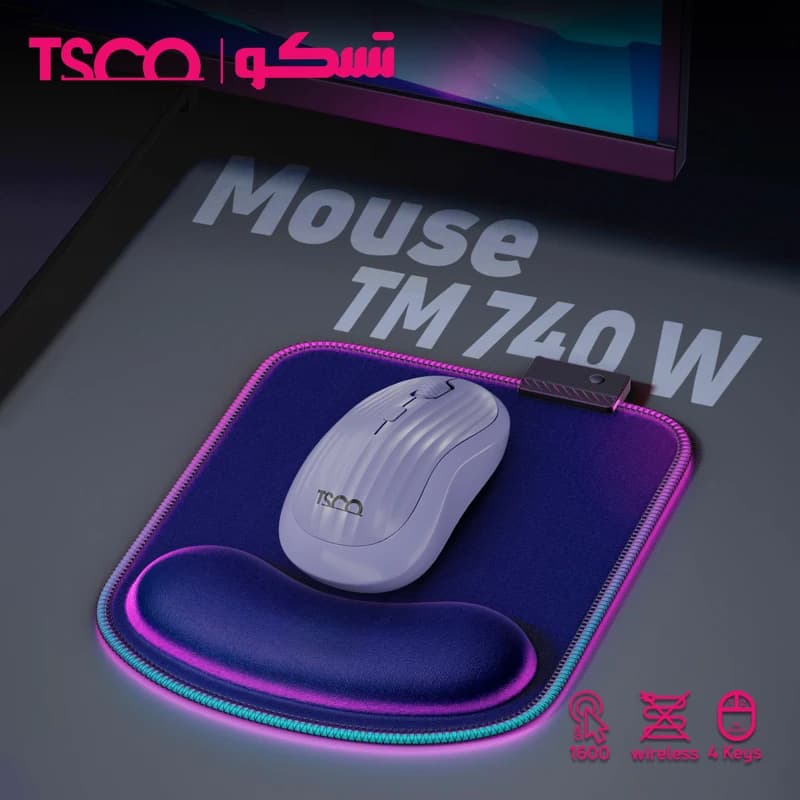 موس بی سیم تسکو مدل TM 740W — تصویر ۶