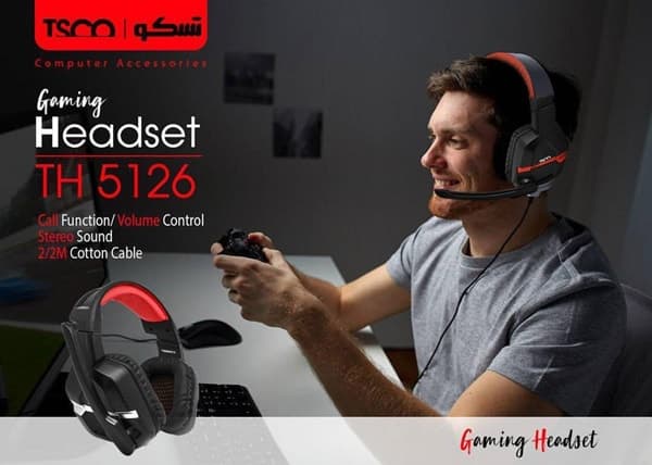 هدست با سیم تسکو مدل TH-5126 — تصویر ۶