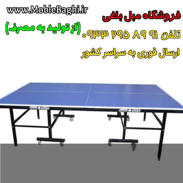 میز پینگ پنگ 8 چرخ ملامینه TM113 — تصویر ۲