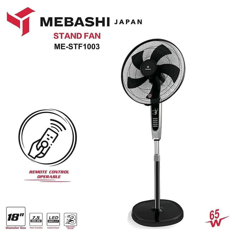 پنکه پایه دار 65 وات مباشی مدل ME-SFT 1003 — تصویر ۲