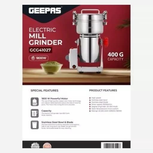 آسیاب صنعتی جی پاس 400 گرم مدلGCG41027