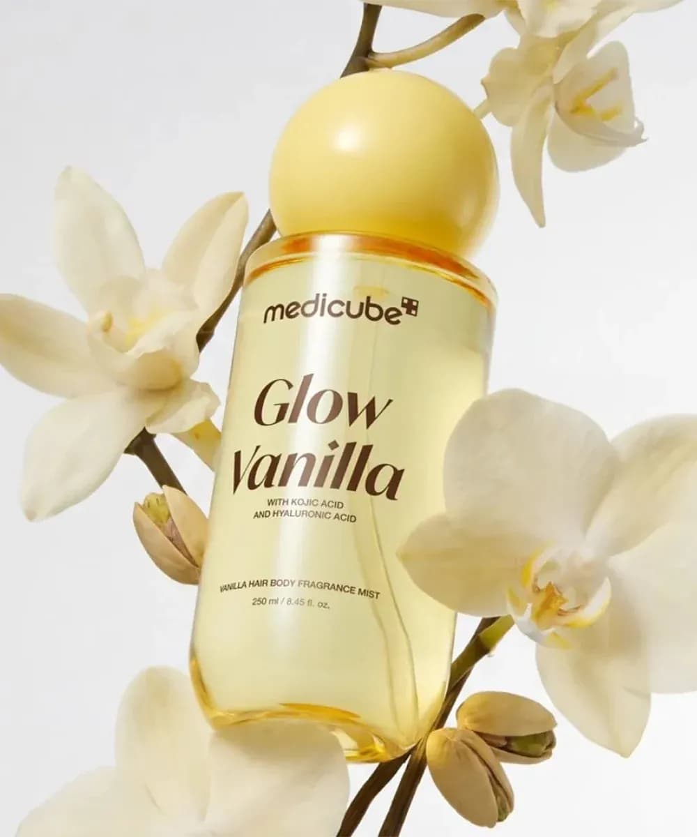 میست خوشبو کننده و آبرسان مو و بدن وانیل مدی کیوب | Medicube Glow Vanilla — تصویر ۵