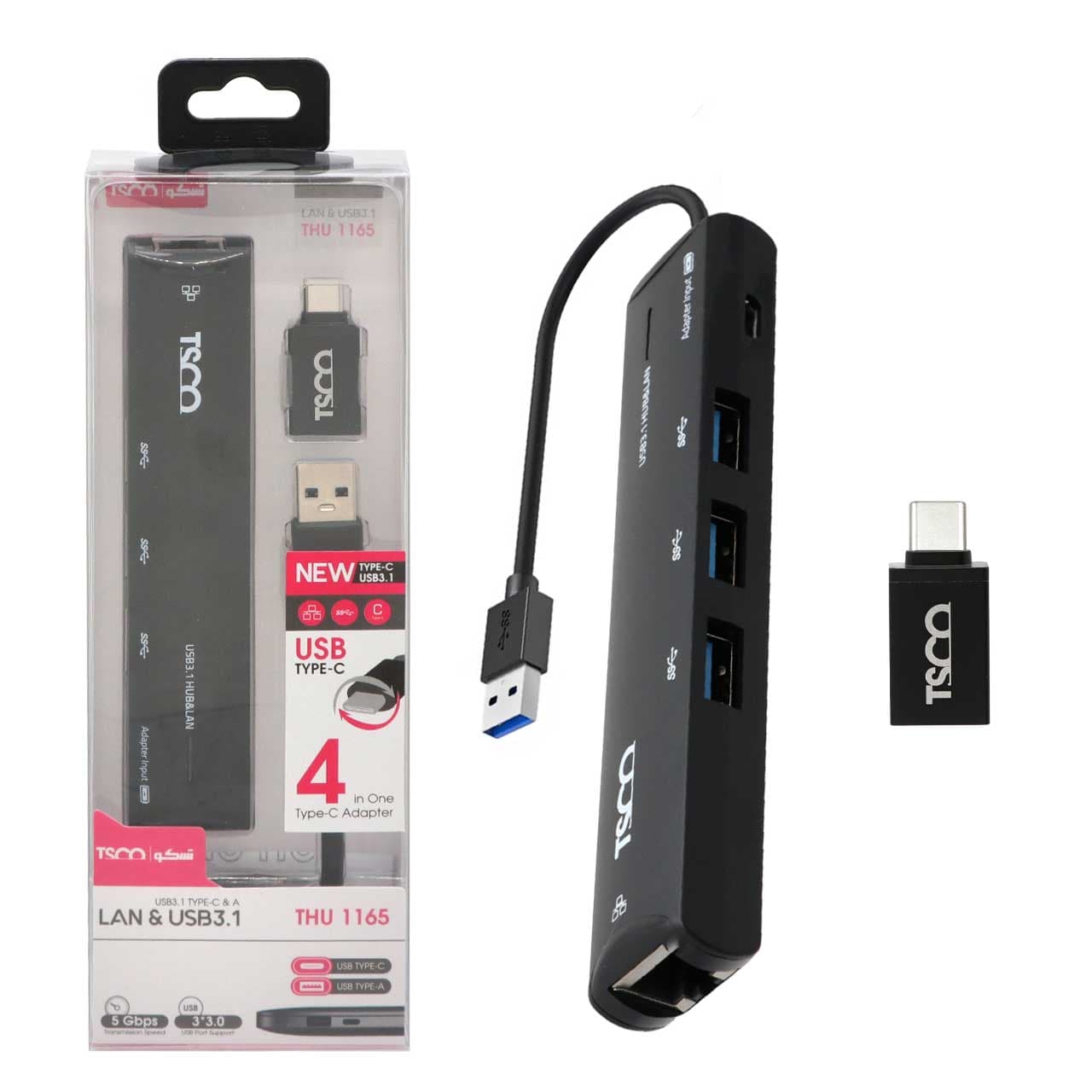 هاب .USB 3.1 تسکو مدل THU 1165 — تصویر ۵