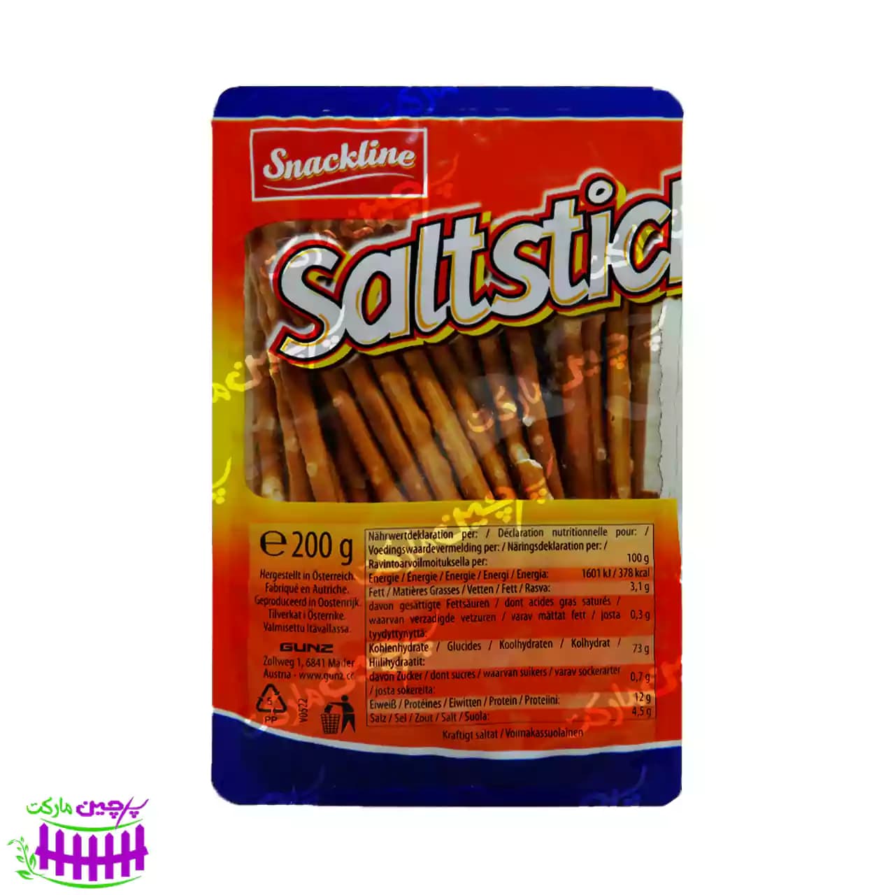 چوب شور اسنک لاین 100 گرم – snackline