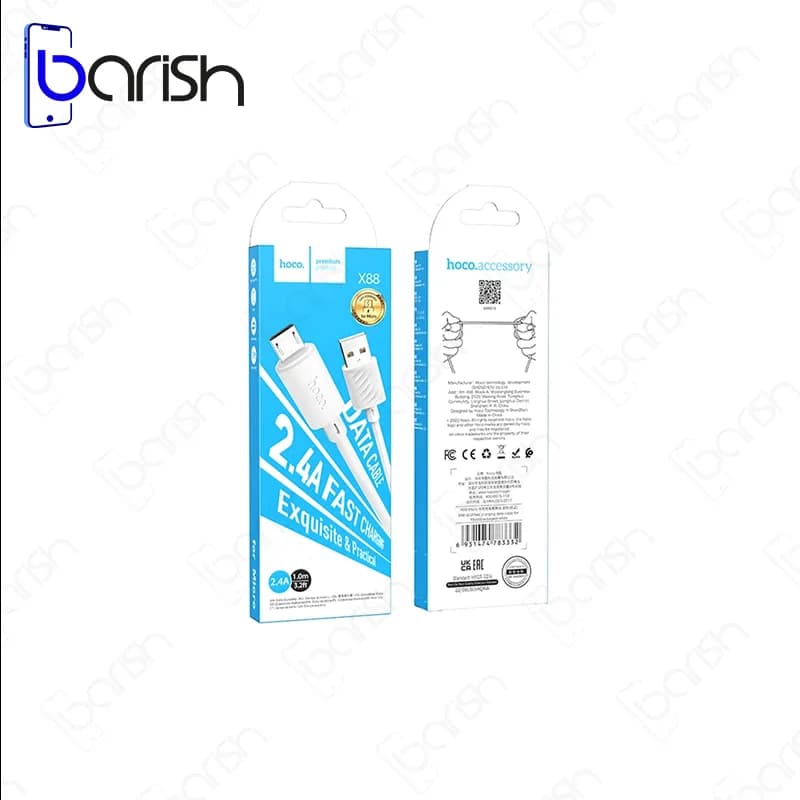 کابل USB به MicroUSB هوکو مدل X88 — تصویر ۴