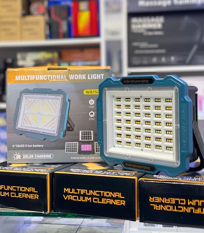 پروژکتور خورشیدی مدل W8150-4 با پاوربانک — تصویر ۱۱