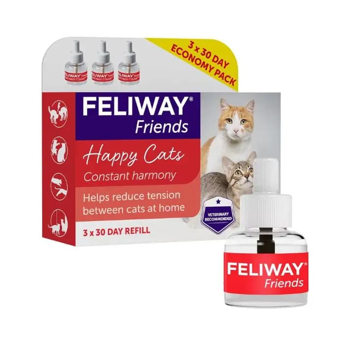 فرومون آرام‌بخش گربه فلیوی FELIWAY Friends — بسته ۳ عددی ۴۸ میلی‌لیتر — تصویر ۶