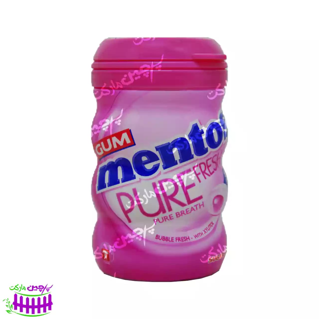 آدامس بادکنکی بدون شکر مغزدار 50 عدد منتوس – mentos