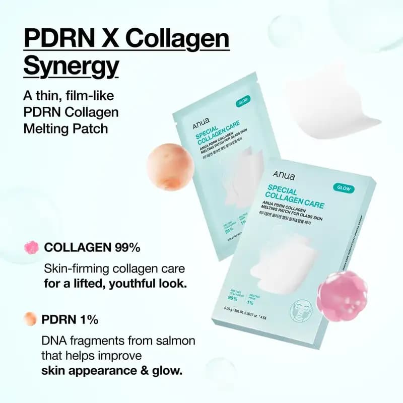 پچ ذوب شونده کلاژن و PDRN آنوا — تصویر ۹