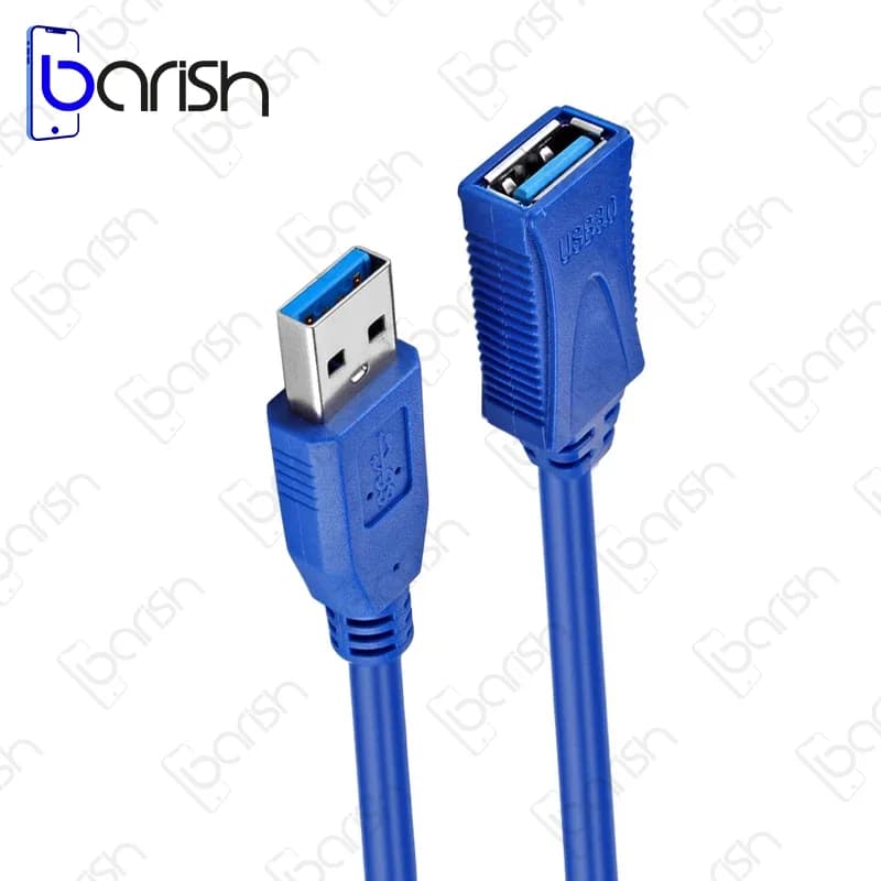کابل افزایش طول USB شیلد دار پی نت 3 متری — تصویر ۴