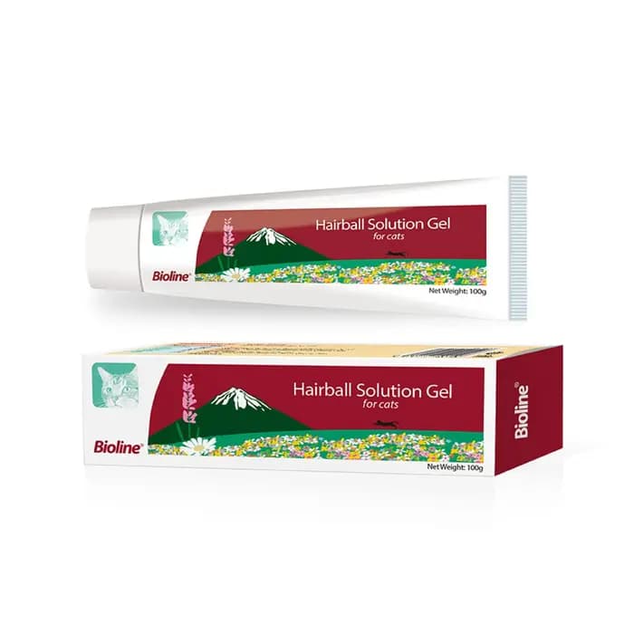 مالت گربه بایولاین ضد هیربال ۱۰۰ گرم | Hairball Solution Gel — تصویر ۲