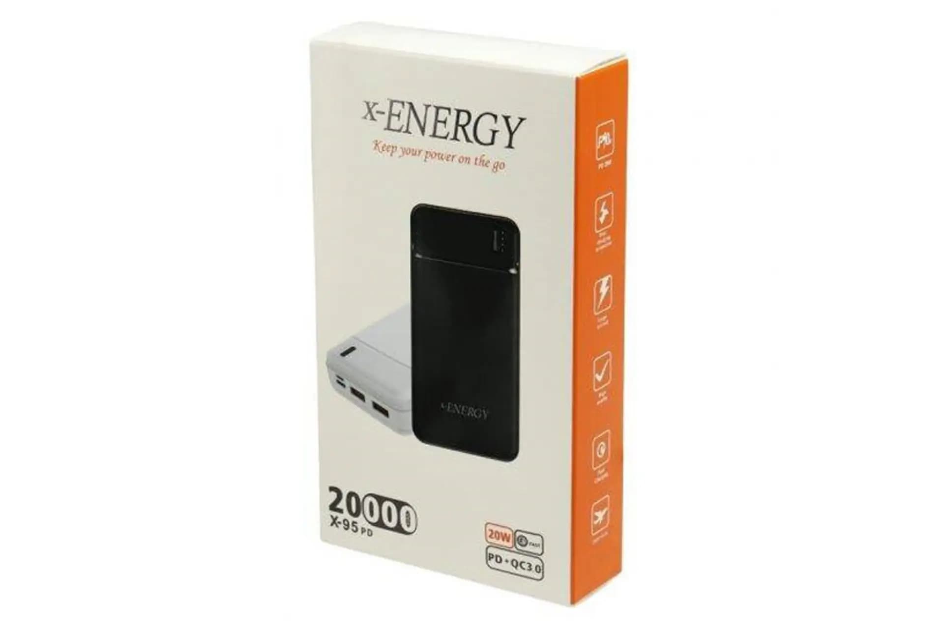 پاور بانک فست شارژ 20000 ایکس انرژی X-Energy X-95 QC3 PD 20W — تصویر ۲