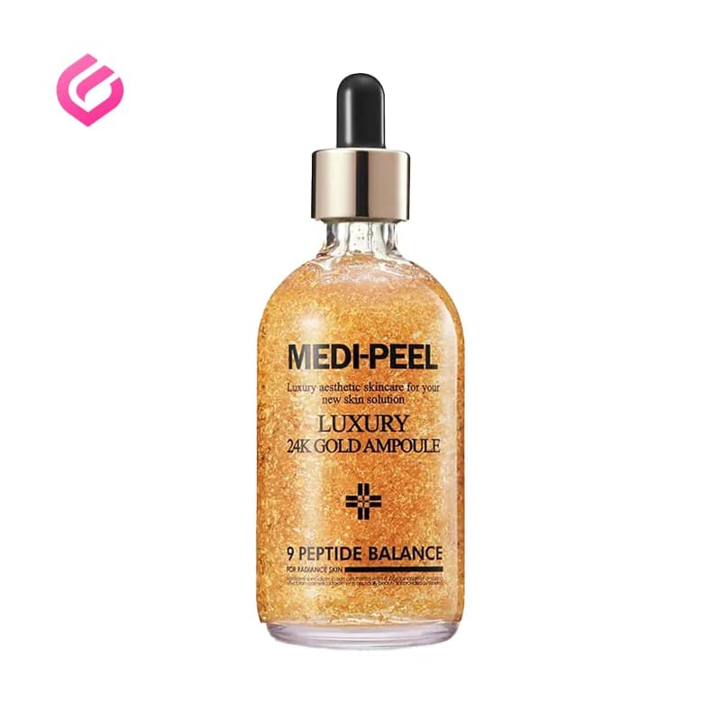 سرم طلای ۲۴ عیار مدی پیل مدل Luxury 24K Gold Ampoule