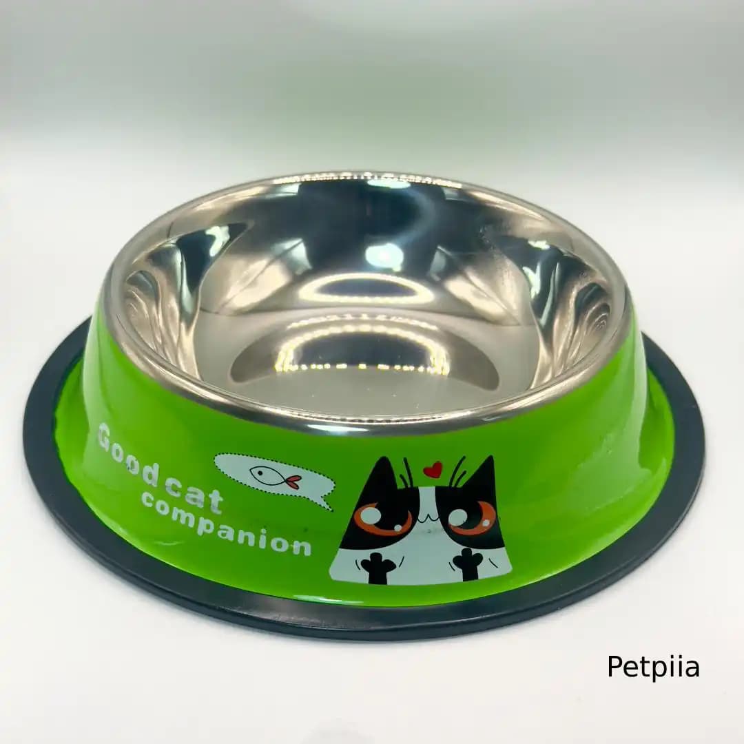 ظرف غذای استیل گربه مدل good cat companion — تصویر ۲